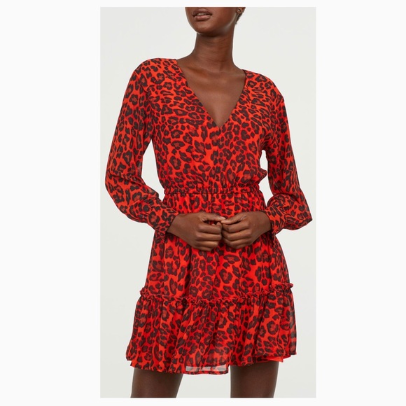 H&M Red/Black Dress - Picture 2 of 8